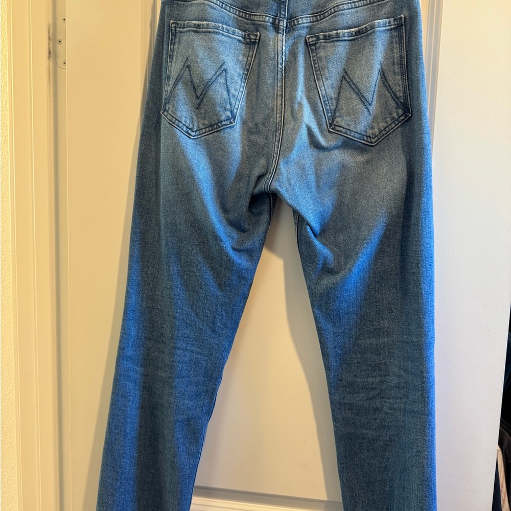 MOTHER Classic Blue Straight Jeans